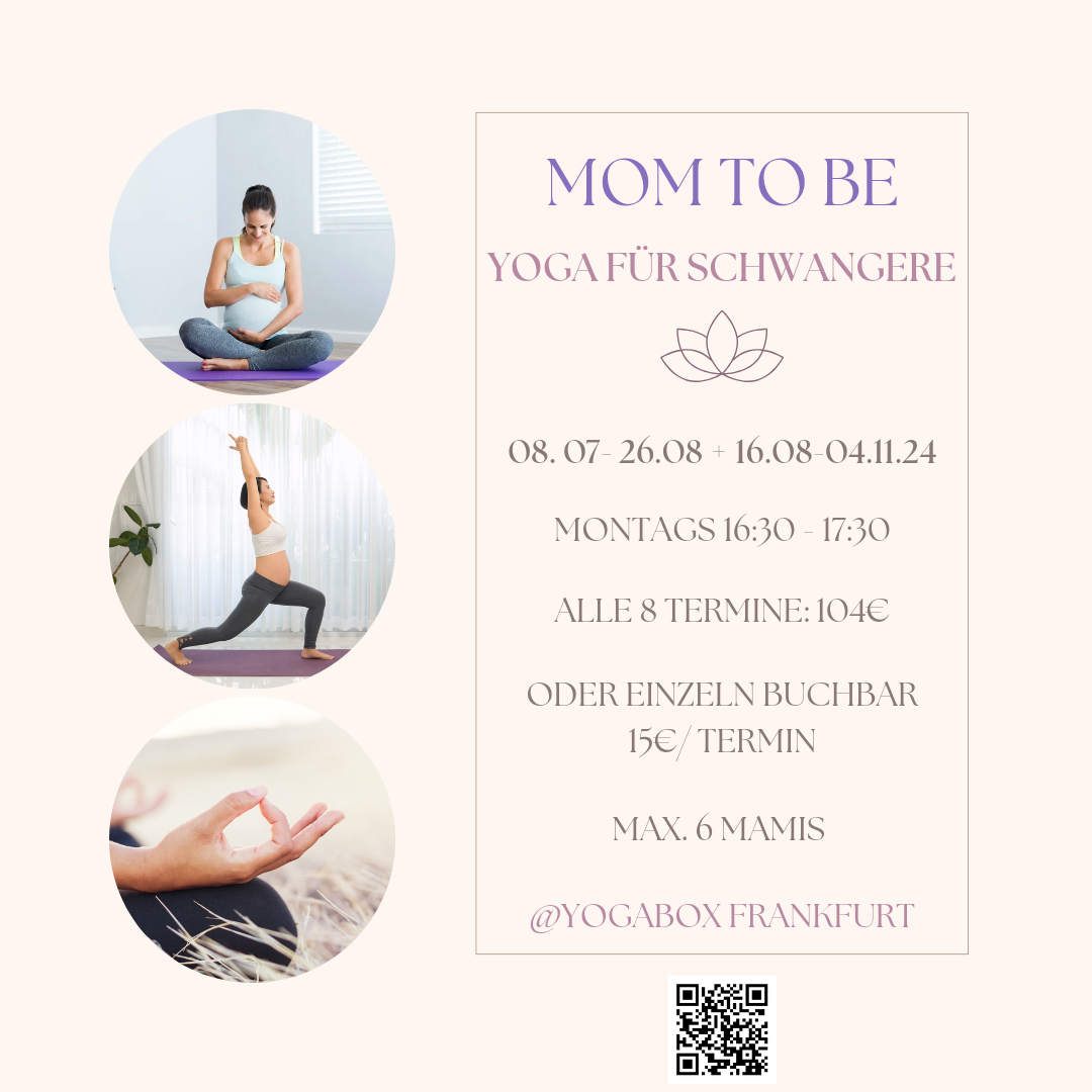 Flyer Mom to be + QR-Code